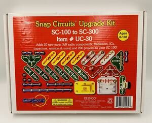 Elenco Snap Circuits SC-30 Upgrade Kit Expands UC-100 to SC-300 complete kit